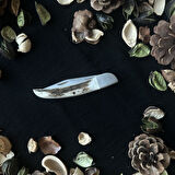 Sürmene El Yapımı Geyik Boynuzundan Çelik çakı SRMN8003