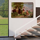 Binbaşı André'nin Yakalanması Tablosu - The Capture of Major Andre - Asher Brown Durand-6545