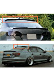 Vw Jetta Mk6 Uyumlu boyalı cam üstü spoiler (Pianoblack) 2012-2018 arası