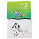 Minnie Mouse Temalı Sulu Sihirli Boyama Kitabı - Özel Sulu Kalem Ile Water Painting