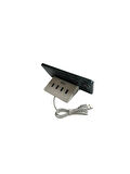 FLY 4'LÜ USB ÇOKLAYICI HUB ŞARJ STANDI,PC-MAC UYUMLU 1X TYPE-C ÇIKIŞLI