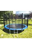 File Korumalı Büyük Boy Trambolin 366 Cm Bahçe Tipi Trambolin 12 Ft