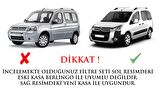 Citroen Berlingo 1.6 Hdi Euro 4 Filtre Bakım Seti (2008-2012)