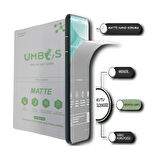 Meızu M6 NANO Ekran Koruyucu MAT NANO ULTRA İnce Esnek - Umbos