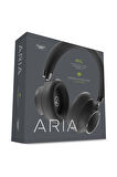 Powerway ARIA Kablosuz Bluetooth 5.3 Kulaklık - Hibrit ANC, 30 Saat Pil Ömrü, 44mm Sürücüler, Aux ve Mikrofonlu Siyah 001