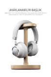 Powerway ARIA Kablosuz Bluetooth 5.3 Kulaklık - Hibrit ANC, 30 Saat Pil Ömrü, 44mm Sürücüler, Aux ve Mikrofonlu Siyah 001