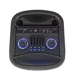 KOLAV-F2102 Bluetooth Hoparlör büyük boy Karaoke Parti hoparlörü Mikrofonlu, led Rgb Işıklı, Ses Bombası Usb sd girişli