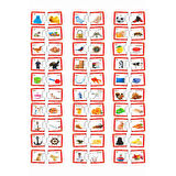 Eğitici Ilişki - Bağlantı Kurma Bulmaca Eşleştirme 2-6 Yaş - Eğlenceli Resimli Puzzle Zeka Kartları