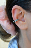 Işıltılı Earcuff Sıkıştırmalı Kıkırdak Küpesi Deliksiz