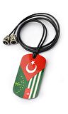 Asker Künyesi Adige-Abhaz-Türk 3'lü Bayrak