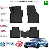 BMW F20 ARACA ÖZEL 3D PASPAS 2011 2012 2013 2014 2015 2016 2017 2018 2019