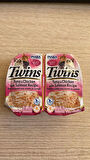 INABA Twins Jöle İçinde Ton Balıklı Somonlu ve Tavuklu 2x35 gr Kedi Konservesi