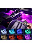 12 Ledli Ayak Altı Led Lamba Sese Duyarlı Led Müziğe Duyarlı Led