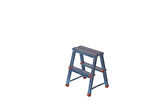 Elmas Serisi 2+2 Basamaklı Çift Çıkışlı Galvanizli Profil Merdiven (Ev, bahçe, işyeri için uygun)