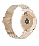 Fro LW43 Gold  Kasa 43 mm Gold Çelik Hasır Kordon Akıllı Saat