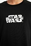 DeFacto %100 Pamuk Star Wars Regular Fit Bisiklet Yaka Kısa Kollu Tişört C6523AX24AUBK81