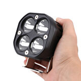 Offroad Motosiklet Uyumlu Sis lambası Metal Kasa 2 Adet