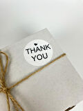 Thank You Yazılı 40 mm Yapışkanlı Stciker Etiket 120 Adet