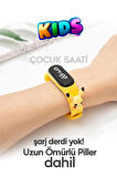 Akıllı Çocuk Kol Saati Güvenli Led Su Geçirmez Silikon Dokunmatik Süper Kahraman Figürlü Pikachu