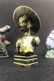 One Piece Monkey D. Luffy Büst 10cm - Gold Efekt
