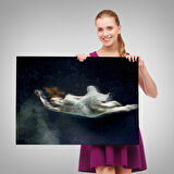 Su Altındaki Kadın Dekoratif Duvar Tablosu-6558