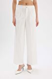 DeFacto Baggy Fit Fermuarlı Cepli Yüksek Bel Standart Boy Kumaş Pantolon E7238AX25SPER105