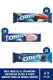 Oreo Vanilyalı & Choco Dessert & Çilekli Cheesecake 154 gr Bisküvi  - 6 Adet