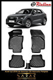 Rizline Audi Q2 2024 Model 3D Havuzlu Paspas