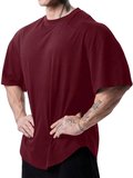 Genius Erkek Spor Tişört Oversize Fitness & Gym Antrenman Tişörtü