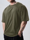 Genius Erkek Spor Tişört Oversize Fitness & Gym Antrenman Tişörtü