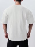 Genius Erkek Spor Tişört Oversize Fitness & Gym Antrenman Tişörtü