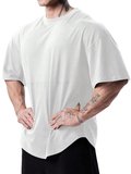 Genius Erkek Spor Tişört Oversize Fitness & Gym Antrenman Tişörtü