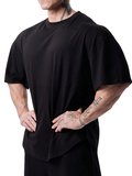 Genius Erkek Spor Tişört Oversize Fitness & Gym Antrenman Tişörtü