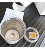  Smeg Mug Bardak 240 ml Paslanmaz Çelik Sızdırmaz Termos krem Renkli Tasarım TERMOS240ML