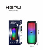 HEPU HP 959 Taşınabilir Şarjlı Rgb Bluetooth Hoparlör Extra Bass Performans