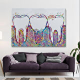 Renkli Dişler İmplant Diş Hekimi Tablo-6565