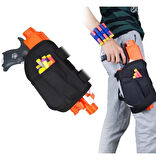 Çocuklar Taktik Bel Çantası ve Dart Bileklik Kiti Nerf Guns N-strike Elite Serisi Blaster için Bacak Çantası Saklama Bel Çantası