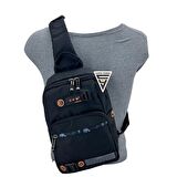 Ççs London 51532 Slingbag Sırt ve Göğüs Çantası Siyah