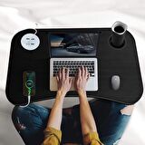 Laptop Standı USB'li Çekmeceli Ders Çalışma Masası Çocuk Çalışma Sehpası Yatak Sehpası Ders Masası