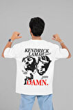Kendrick Lamar Damn Yazılı Unisex Oversize Rapper Tişört