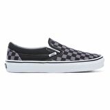 SİYAH Erkek Keten Ayakkabı VN000EYEBPJ1 VANS Classic Slip-On (Checkerboard) black/pewter