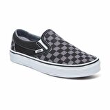 SİYAH Erkek Keten Ayakkabı VN000EYEBPJ1 VANS Classic Slip-On (Checkerboard) black/pewter