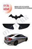 Honda Cıvıc Fc5 Yarasa Batman Ayna Kapağı 2016 Ve Sonrası