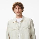 Nautica Erkek Krem Regular Fit Keten Gömlek