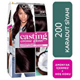 Loreal Casting Creme Gloss Saç Boyası 200 Karadut Siyahı