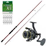 Okuma Red Spin 243cm 7-28gr - Ryobi Virtus 3000 Spin Olta Seti