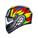 AGV KASK/K3 MPLK BIRDY 2.0 GREY YLW RED