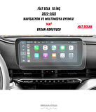 Fiat Egea 2022-2023 Navigasyon ve Multimedya Uyumlu Mat Ekran Koruyucu