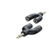 Mikrofonu ve Kulaklık Ayırıcı  Telefon /Laptop/PC  3.5mm Jack Mikrofon Kulaklık Çevirici Çoklayıcı
