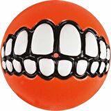 ROGZ GRINZ DİŞ DESENLİ TOP TURUNCU -S- 4,9 CM
